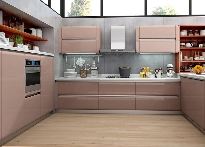 champagne color high glosslacquer kitchen cabinet champagne color high glosslacquer kitchen cabinet