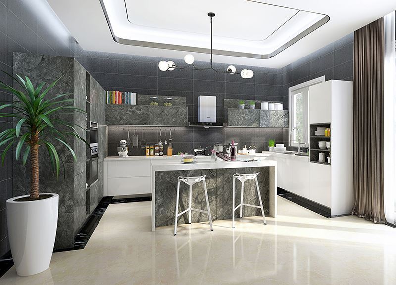 Melamine Faced Chipboard Kitchen