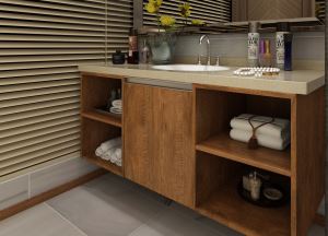 Gabinetes de tocador de baño simples