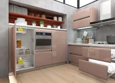 Gabinetes de cocina lacados a medida