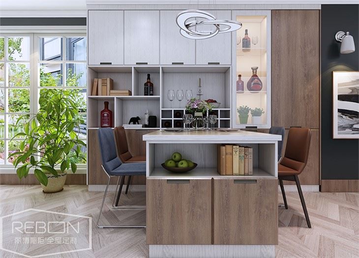 Contemporary PVC Kitchen Cabinets