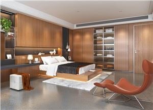 Armario con puerta de cristal