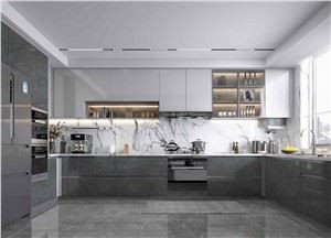 Gabinete de cocina UV de alto brillo