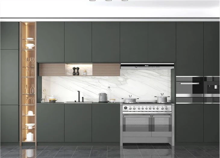 Gabinete de cocina termosellado mate