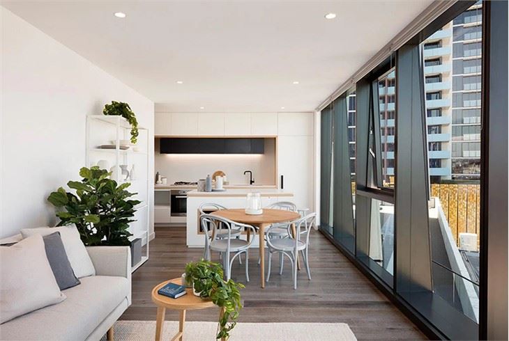 White Matte Kitchen Cabinets