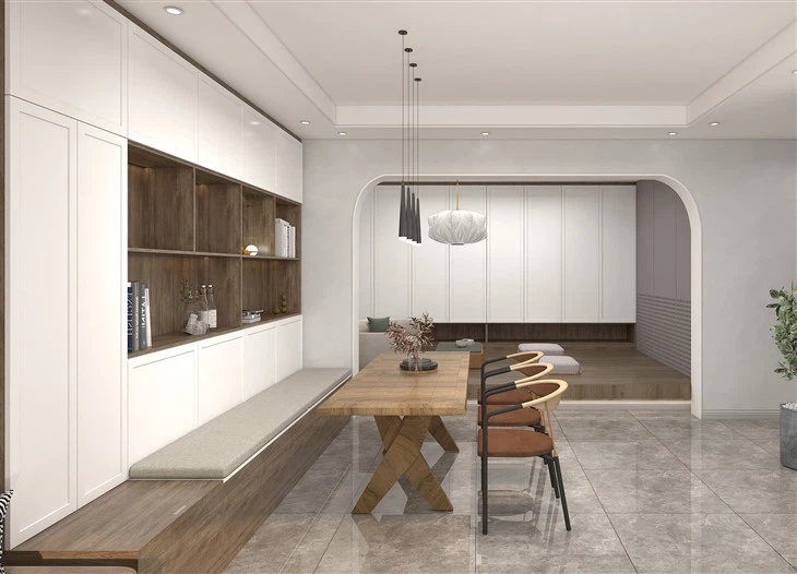 Built-In Dining Room Cabinets