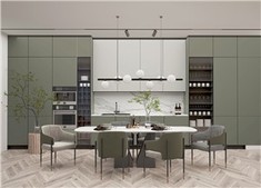 Gabinetes de comedor de melamina
